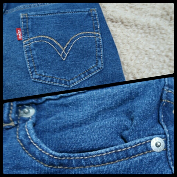 💖GIRLS SIZE 10 LEVIS BLUE JEANS 💖 - Picture 5 of 5